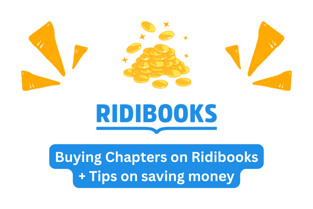Cover Image for Buying Chapters on Ridibooks and Tips on Saving Money
